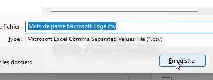 PC Astuces Sauvegarder les mots de passe enregistrés Edge
