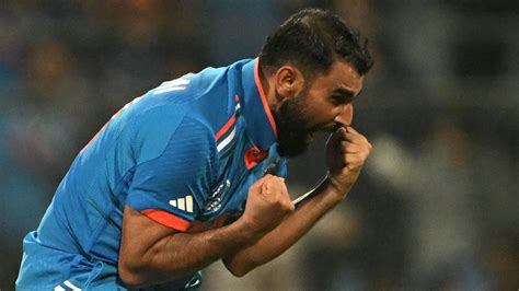 Virat Kohli Hits Record 50th Odi Ton Mohammed Shami Takes Seven As