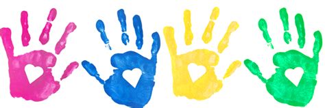 Handprint Border Clip Art Clipart Best