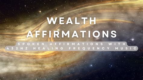 Wealth Affirmations 5 Min Audio With 432 HZ Healing Music