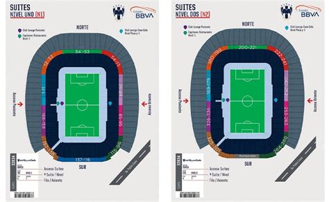 Mapa del Estadio BBVA Ubicación zonas y precios de boletos NTS EdoMex