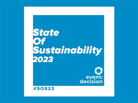 State Of Sustainability Report 2023 Event Decision