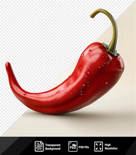 Premium PSD Isolated Cayenne Pepper Png Clipart On A Transparent