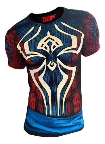 Playera Premium De Spiderman Hombre Ara A Licra Corte Sport Meses