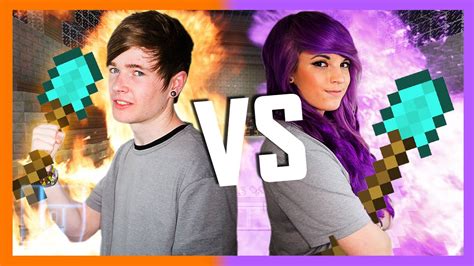 Dantdm V Ashleymarieegaming Round 2 Minecraft 1v1 Legends Of