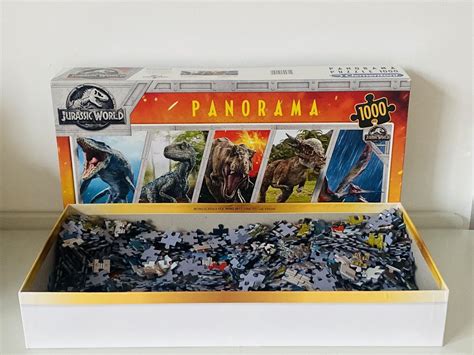 Jurassic World Panorama Puzzle 1000 Piece Clementoni Puzzles Collectors Ebay