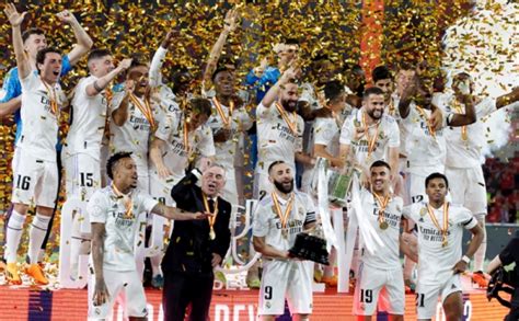 Momen Bahagia Pemain Real Madrid Angkat Piala Copa Del Rey Mereka Yang