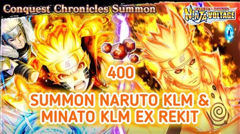 Summon NARUTO KLM MINATO KLM EX Rekit 400 Shinobites NARUTO X