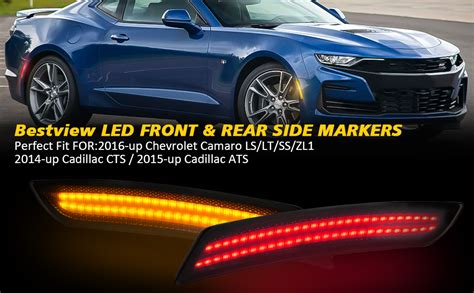 Amazon Bestview Smoked Led Side Marker Lights For Chevy Camaro