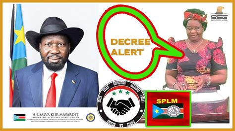 President Kiir Decree Reconstituting And Appointing Members Of The