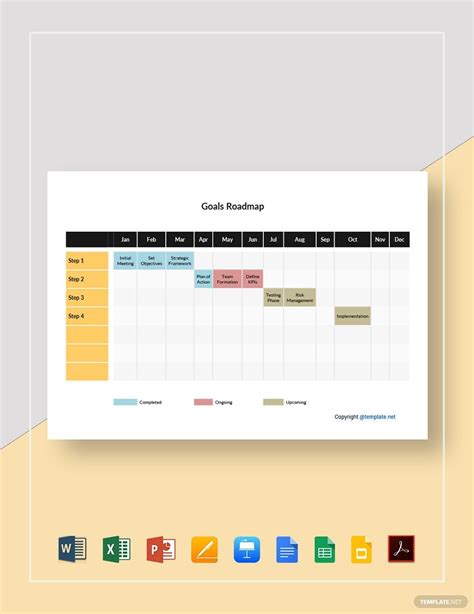 Google Sheets Roadmap Template Prntbl Concejomunicipaldechinu Gov Co