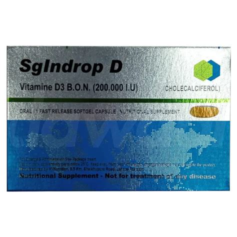 SgIndrop D 200000IU Cap Dawaai Uses Side Effect Price In Pakistan