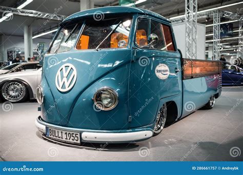 Blue Lowered S Vw T At Car Show Editorial Photography Image Of