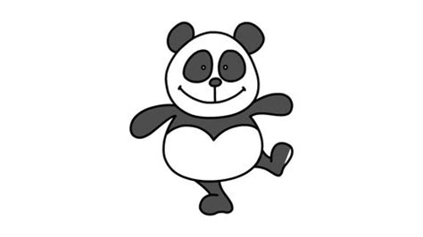 Cute Panda Sketch 2d Animation Stock Footage Video (100% Royalty-free) 1094490795 | Shutterstock