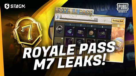 Pubg Mobile Royale Pass M7 Leaks All Rewards Skins And Free Uc Youtube