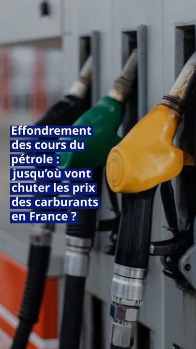 Effondrement Des Cours Du P Trole Jusquo Vont Chuter Les Prix Des