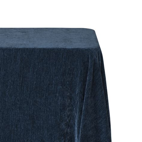 Blue Textured Velvet - ELEGANT EDGE
