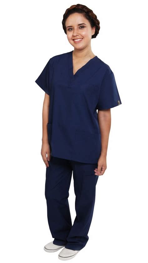 Dress A Med Unisex Classic 7 Pocket Basic Uniform Scrubs - Carrusel Uniforms and Embroidery