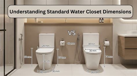 toilet dimensions standard size