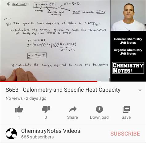 Specific Heat Capacity Worksheet Answers