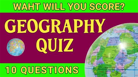 Geography Trivia Questions Quiz On Geography Geography Trivia Geography Youtube