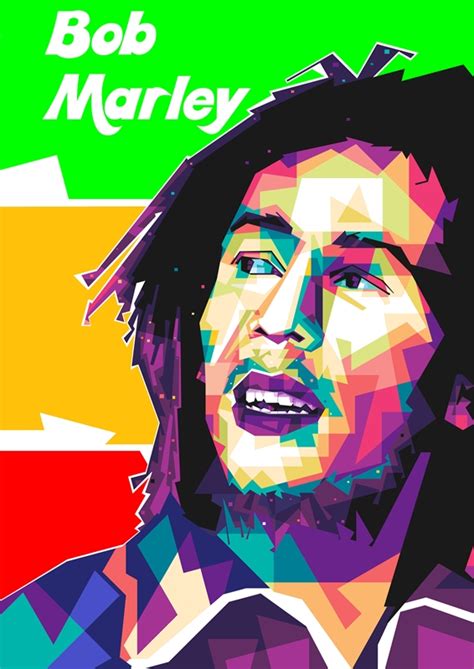 Bob Marley Poster Von Asran Vektor Printler