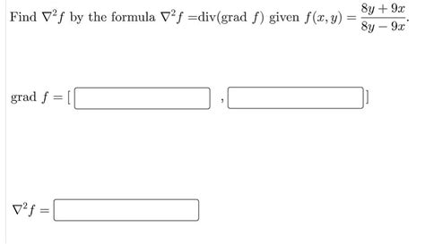 Solved Find The Directional Derivative Of F X Y Z X2 Y2−z