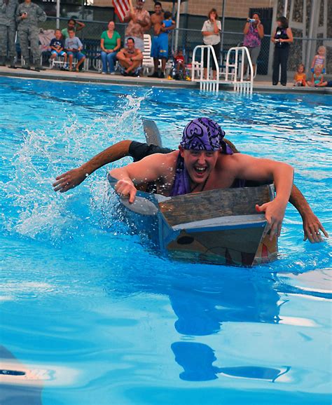 Build-a-Boat Race: an entertaining challenge > Laughlin Air Force Base > Display