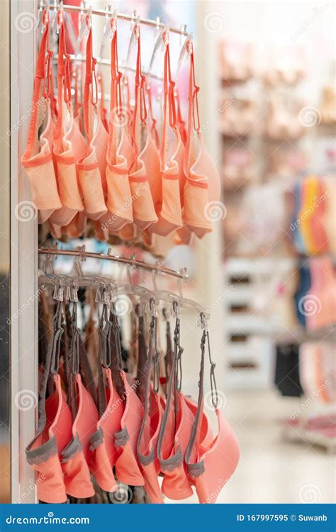 Lingerie And Women Underwear For Sale In Shopping Mall Stock Image