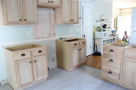 Staining Unfinished Cabinets Cabinets Matttroy