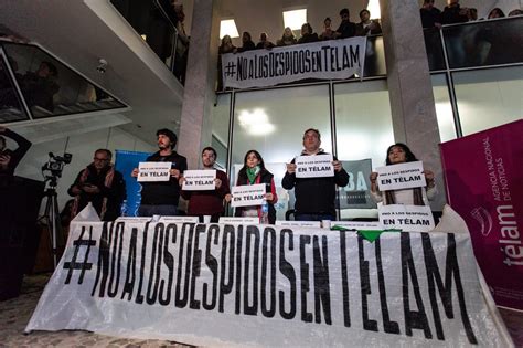 Trabajadores De Télam Cumplen Dos Semanas De Paro Contra Los Despidos Y El Vaciamiento De La