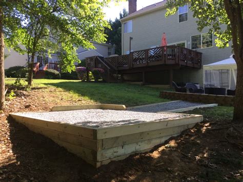 Shed Foundations Built In Virginia Site Prep