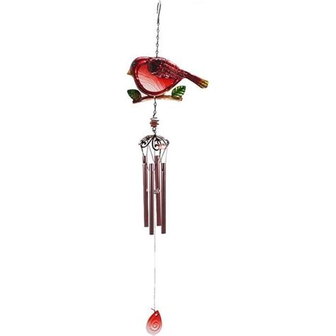 Carillons Vent De Jardin D Oiseaux Suspendus Cloche Vent En Verre