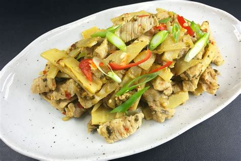 Stir Fried Bamboo Shoots With Pork Asian Inspirations