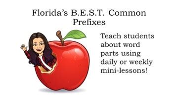 Best Common Prefixes Bell Ringers Warm Ups By Englishteacherfl Tpt