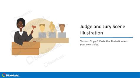 Judge and Jury Illustration Scene Template - SlideModel