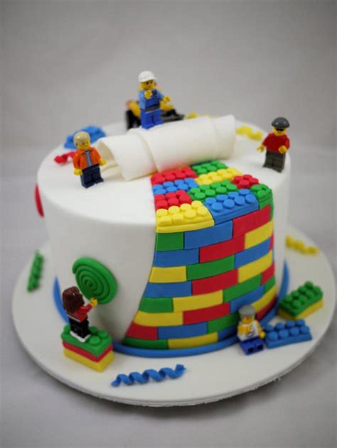 Lego Cake Decorated Cake By Lydia Evans Cakesdecor