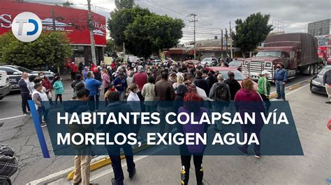 Bloquean V A Morelos En Ecatepec Por Ambos Sentidos Vecinos Denuncian