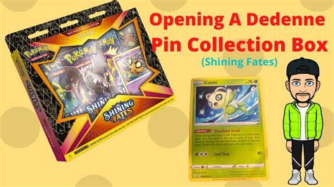 Opening The Dedenne Pin Collection Shining Fates Box Youtube