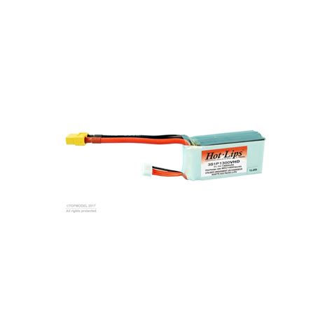 Batteries De Propulsion Avions RC PACK LiPo HOT LIPS VHD V MAh S P XT FLASH RC