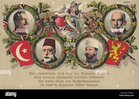 Central Powers Ww1 Flags