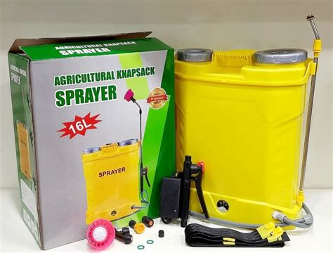 L Agricultural Battery Powered Knapsack Sprayer Pvc Semi Automatic