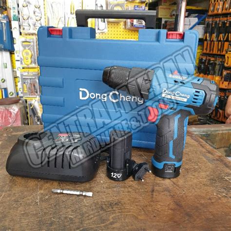 Jual MESIN BOR IMPACT DRILL CORDLESS DONGCHENG DCJZ1202i 12V 10MM DCA