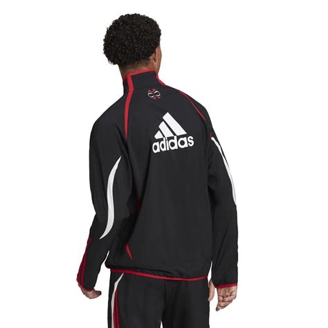 Buy Adidas Mens Mufc Manchester United Teamgeist Woven Jacket Black