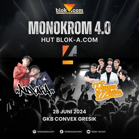 Meriahkan HUT Ke 4 Blok A Gelar Konser Guyon Waton Dan NDX A K A