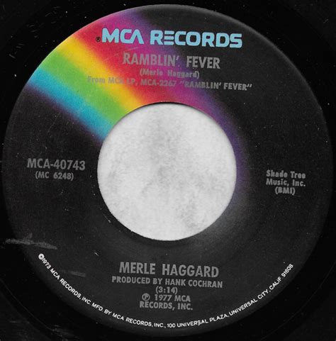 Merle Haggard Ramblin Fever Reviews Album Of The Year