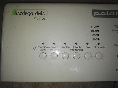 Pralka Polar PTL 1110 panel przedni elektronika Rzeszów OLX pl