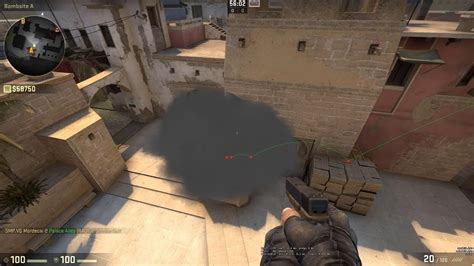 Cs Go Mirage Stairs Smoke From T Youtube