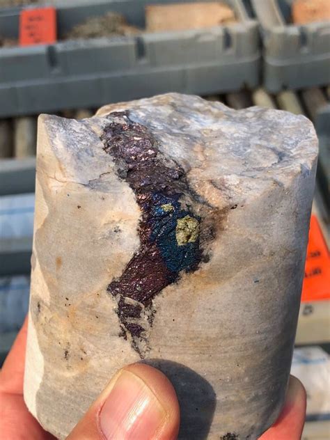 Arc Minerals On Twitter Arcm A Nice Piece Of Rock Core Sample From