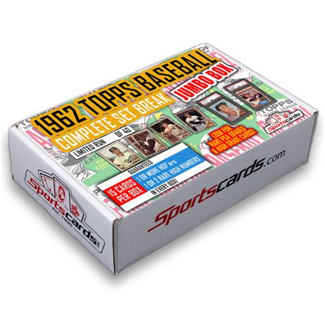 Topps Baseball Complete Set Break Jumbo Mystery Box Cards Per